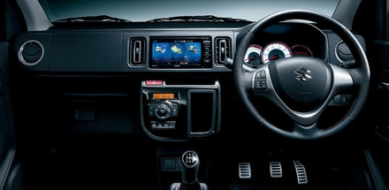 アルトワークスのコックピットと呼べる空間のような運転席