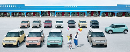 ラパンのカラーバリエーション