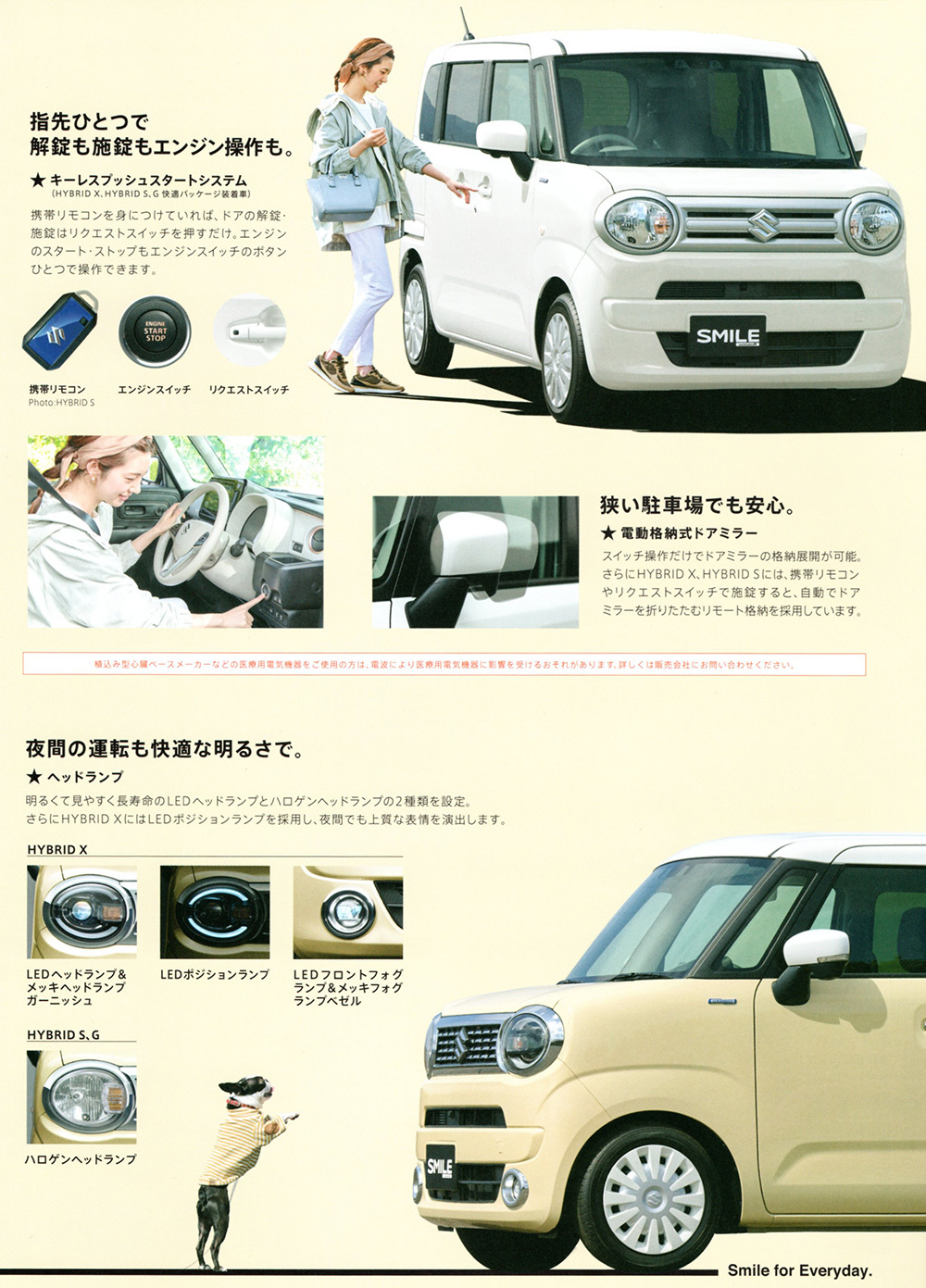 ワゴンRスマイルのパンフレットイメージ6