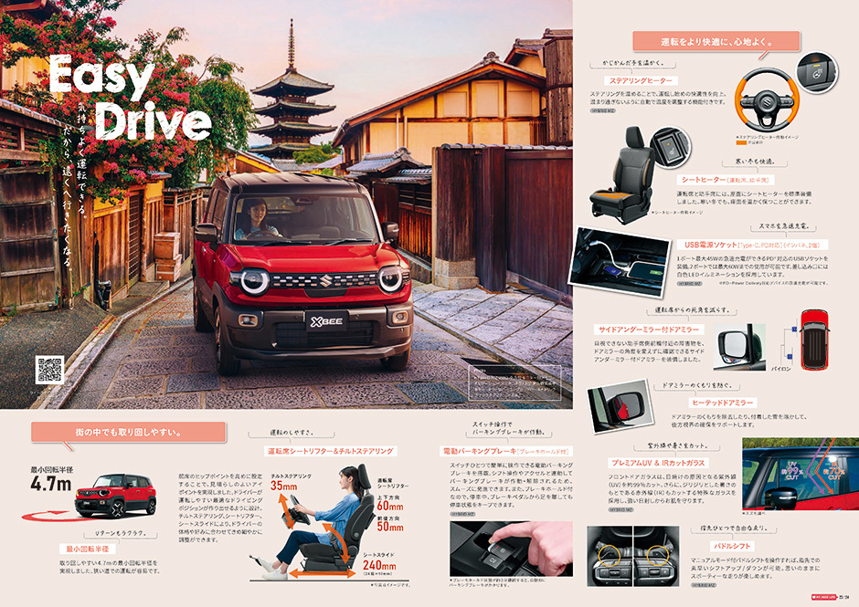 クロスビーは気持ちよく運転できる。だから遠くへ行きたくなる。